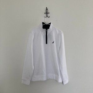 Nautica Fleece Lined 1/4 Zip Pullover Sweatshirt